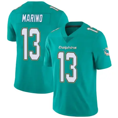 Youth Nike Miami Dolphins Dan Marino Team Color Vapor Untouchable Jersey - Aqua Limited