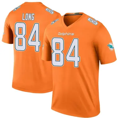 Youth Nike Miami Dolphins Hunter Long Color Rush Jersey - Orange Legend