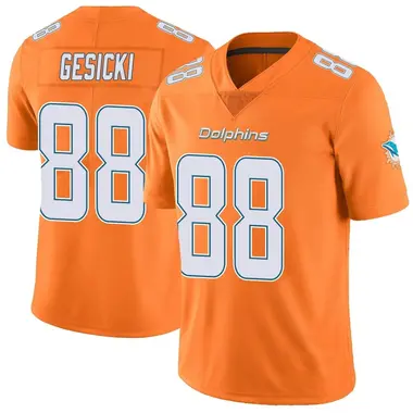 Youth Nike Miami Dolphins Mike Gesicki Color Rush Jersey - Orange Limited