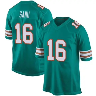 Youth Nike Miami Dolphins Mohamed Sanu Alternate Jersey - Aqua Game
