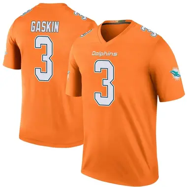 Youth Nike Miami Dolphins Myles Gaskin Color Rush Jersey - Orange Legend