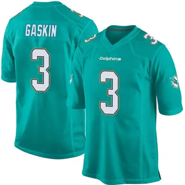 Youth Nike Miami Dolphins Myles Gaskin Team Color Jersey - Aqua Game