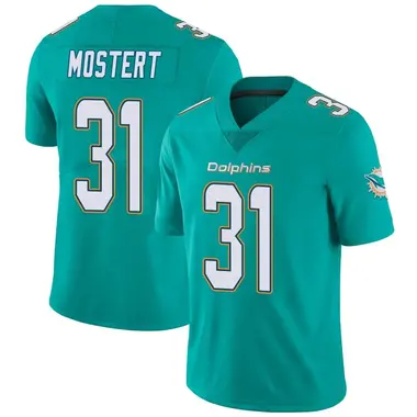 Youth Nike Miami Dolphins Raheem Mostert Team Color Vapor Untouchable Jersey - Aqua Limited