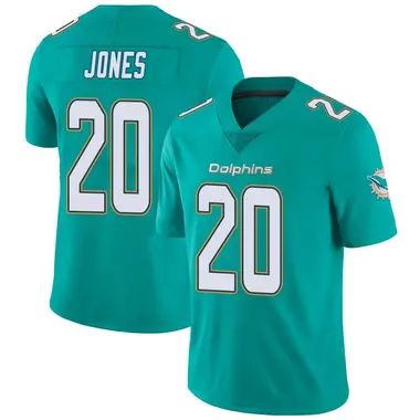 Youth Nike Miami Dolphins Reshad Jones Team Color Vapor Untouchable Jersey - Aqua Limited