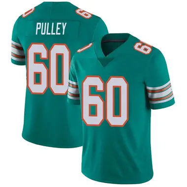 Youth Nike Miami Dolphins Spencer Pulley Alternate Vapor Untouchable Jersey - Aqua Limited