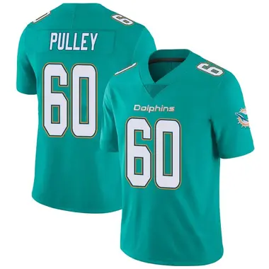 Youth Nike Miami Dolphins Spencer Pulley Team Color Vapor Untouchable Jersey - Aqua Limited