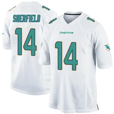 Youth Nike Miami Dolphins Trent Sherfield Jersey - White Game