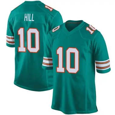 Youth Nike Miami Dolphins Tyreek Hill Alternate Jersey - Aqua Game