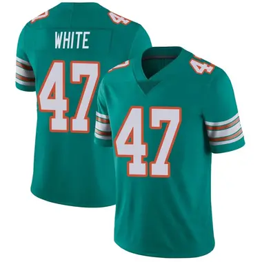 Youth Nike Miami Dolphins ZaQuandre White Alternate Vapor Untouchable Jersey - Aqua Limited